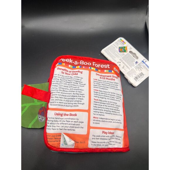 Peek-a-Boo Forest Friends Lamaze Baby Book Interactive Soft Cloth Crinkle Book - Picture 2 of 4